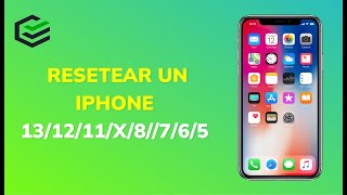 Cómo Resetear un iPhone Bloqueado 14131211XXR8765 [upl. by Coates]