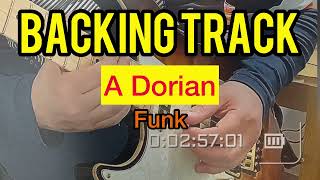 A Dorian  Backing Track Funk [upl. by Irtimid603]