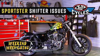 How to Fix Sportster Shifting Problems  Weekend Wrenching [upl. by Nezam614]