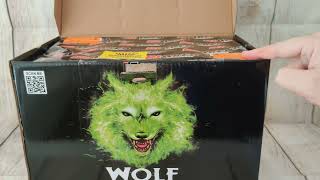 UNBOXING  Wolf Firework Fan Cake by Riakeo Fireworks [upl. by Bertolde]