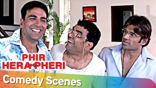 Phir Hera Pheri  Best Comedy Scenes  Akshay Kumar Paresh Rawal  Rajpal Yadav  Johny Lever [upl. by Rhodia548]