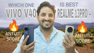 ViVO V40 Vs Realme 13 PRO Plus  Full Comparison ❓Which one is Best [upl. by Assel482]