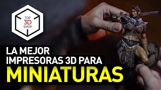 Cómo elegir la mejor impresora 3D para miniaturas Impresión 3D en resina vs FDM [upl. by Diahann917]