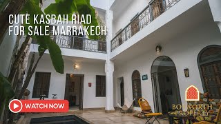 Cute Kasbah Riad For Sale Marrakech [upl. by Arahset]