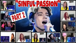 DIMASH KUDAIBERGEN  quotSINFUL PASSIONquot 2020 NEW REACTION COMPILATION [upl. by Mercorr]