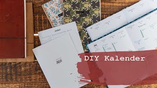 DIY Kalender  selbst ausdrucken und individuell anpassen [upl. by Memberg]