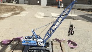 Crawler Crane  LEGO Technic Challenge [upl. by Essilevi56]