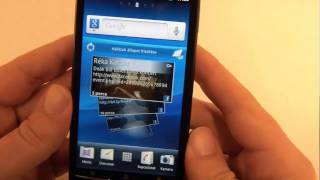 Sony Ericsson Xperia arc menu overview [upl. by Macri]