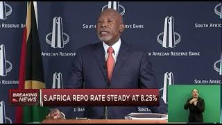 Kganyago keeps repo rate unchanged at 825 full speech [upl. by Suckow]