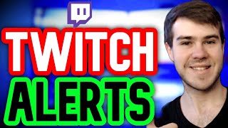 HOW TO SET UP ALERTS IN STREAMLABS✅EASY TWITCH GUIDE [upl. by Woodall]