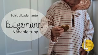 Nähanleitung Bademantel quotButzemannquot Badeponcho [upl. by Haerdna]