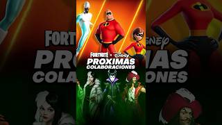 🔥 TODAS las PROXIMAS COLABORACIONES 😱 FORTNITE x DISNEY fortnite fortniteclips fortniteshorts [upl. by Consuela]