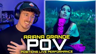 Ariana Grande  POV Positions Album Official Live Performances FIRST TIME REACTION [upl. by Hsital817]