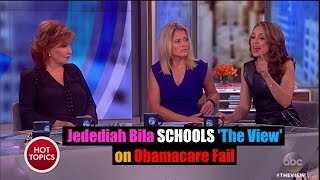 Jedediah Bila Educates The View on Obamacare Fail [upl. by Aerdnaid715]