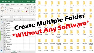 Create Multiple Folders At Once Using Batch File [upl. by Adalia836]