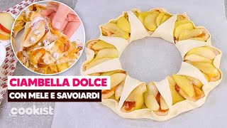 Ciambella di sfoglia con mele e savoiardi il dolce che delizierà tutti col primo morso [upl. by Worth]