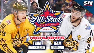 NHL AllStar Game Highlights  Team MacKinnon vs Team McDavid [upl. by Sulrac]