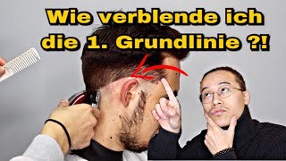 Wie verblende ich die 1 Grundlinie  Haare schneiden Tutorial  Wahl Magic Clip Cordless  NUYÄN [upl. by Etteyafal966]