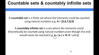 Algorithms  Countable sets amp countably infinite sets [upl. by Ainsworth179]