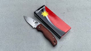 TreeRex Spyderco Rex 45 Shaman Unboxing and First Impressions [upl. by Basile582]