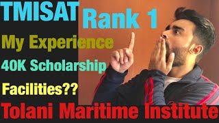 TMISAT Rank 1  Tolani Maritime Institute  interview fees structure admission [upl. by Yremrej]