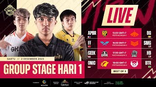 LIVE  HARI KE1  Fase Grup Kejuaraan Dunia M5  ID [upl. by Haddad]