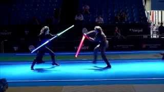 Star Wars duel on Fencing World Championships BEST SOUND [upl. by Nahta987]