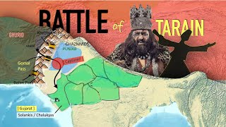 Battle of Tarain  Prithviraj Chauhan vs Muhammad Ghori [upl. by Adlay]