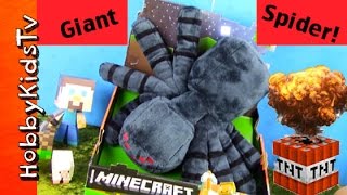 Giant Minecraft PlayDoh Surprise Toy Fun HobbyKidsTV [upl. by Kaiulani]