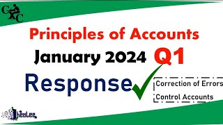 POA January 2024 Q1  Correction of Errors  Suspense  Control Accounts [upl. by Cahilly687]