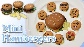 How to make Mini Hamburger CookiesEmoji Bite SizedFood Arts  【Simply Yummy】 [upl. by Plerre]