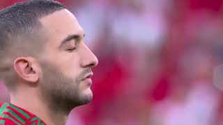 Anthem of Morocco Hymne Chérifien vs Belgium FIFA World Cup 2022 [upl. by Alletse105]