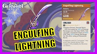 Ascend and Enhance Engulfing Lightning  Genshin Impact [upl. by Arette]