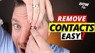 How To Remove Contact Lenses Easily  Best Tips For Beginners [upl. by Gnehp713]