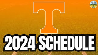 2024 Tennessee Football Schedule Preview GAMEBYGAME ANALYSIS [upl. by Anelys]