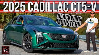 The 2025 Cadillac CT5V Blackwing is A Precision Track Tool For Driving Enthusiasts [upl. by Airt]