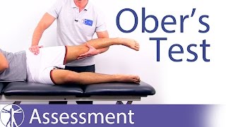 Obers Test  Iliotibial Band Tightness [upl. by Eilis]