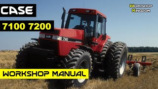 CASE 7100 7200 Workshop Service Repair Manual  English  PDF Download [upl. by Nosredna]