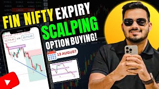 Intraday Trading  Banknifty option Scalping 13th AUGUST  Option Buying [upl. by Adina]