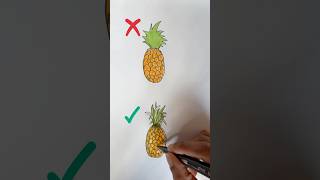 Pineapple drawing🍍 [upl. by Claybourne]