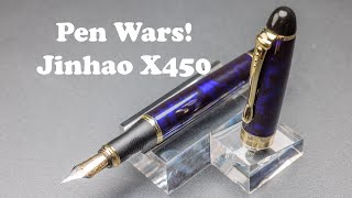 Jinhao X450 Fountain Pen Review  Pen Wars [upl. by Dinan]