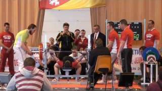 Adrien Poinson  Développé couché  205 kg [upl. by Eekcaj]