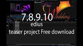 Edius teaser project Free download [upl. by Ahsinit]