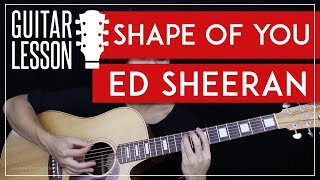 Shape Of You Guitar Tutorial  Ed Sheeran Guitar Lesson 🎸 Easy Chords  Guitar Cover [upl. by Harbert]