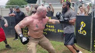 SKINHEAD vs STREET FIGHTER PRISON BEEF DIRTIEST HEAVY WEIGHT KO [upl. by Tabber]