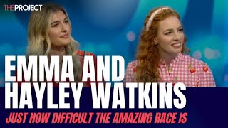 Emma amp Hayley Watkins On Just How Difficult The Amazing Race is [upl. by Aidyl]