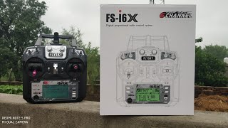 Flysky FS i6x 10CH and receiver FS AI 10B unboxing flysky transmitter and receiver Fsi6x Hindi 10 ch [upl. by Tenom]