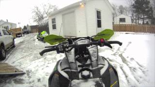 2012 Arctic Cat F800 Sno Pro with DampD can small test run walk around [upl. by Kalie150]