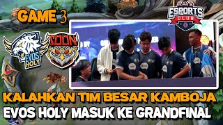 LETS GOO GRANDFINAL KITA KALAHKAN TUAN RUMAH MALAYSIA  EVOS HOLY VS SEE YOU SOON GAME 2 [upl. by Nalek265]