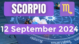 Scorpio horoscope  Scorpio Horoscope for Today 12 September 2024 [upl. by Illac359]